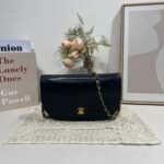 Vintage bag dark blue